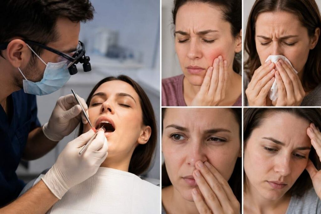 symptoms of sinus perforation what to watch for after dental procedures