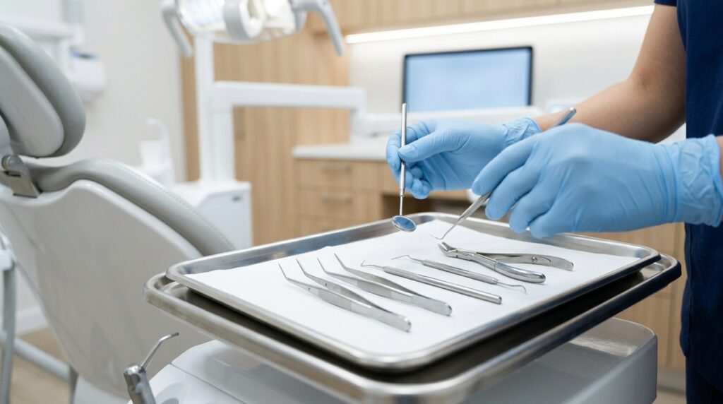 Prothèse dentaire immédiate après extraction